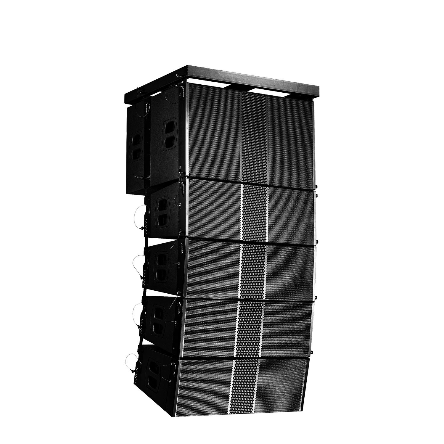 Doble 12 pulgadas altavoz de matriz lineal escenario al aire libre impermeable acústico de matriz lineal activa de alto rendimiento de alta potencia profesional