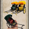 Realistic metal car model, old-fashioned cart, retro jewelry for office, decorations, Shanghai, nostalgia, Birthday gift