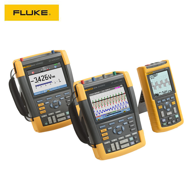 福禄克示波表FLUKE F190-502/502S 双通道手持便携式数字示波器