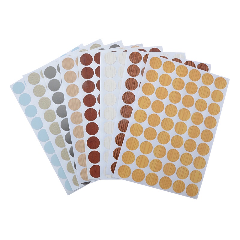 Furniture Three-in-One Sticker Wardrobe Cabinet Ring Beauty Sticker Ugly Cover Screw Hole Sealing Dust Cover Perfect Hole Sticker