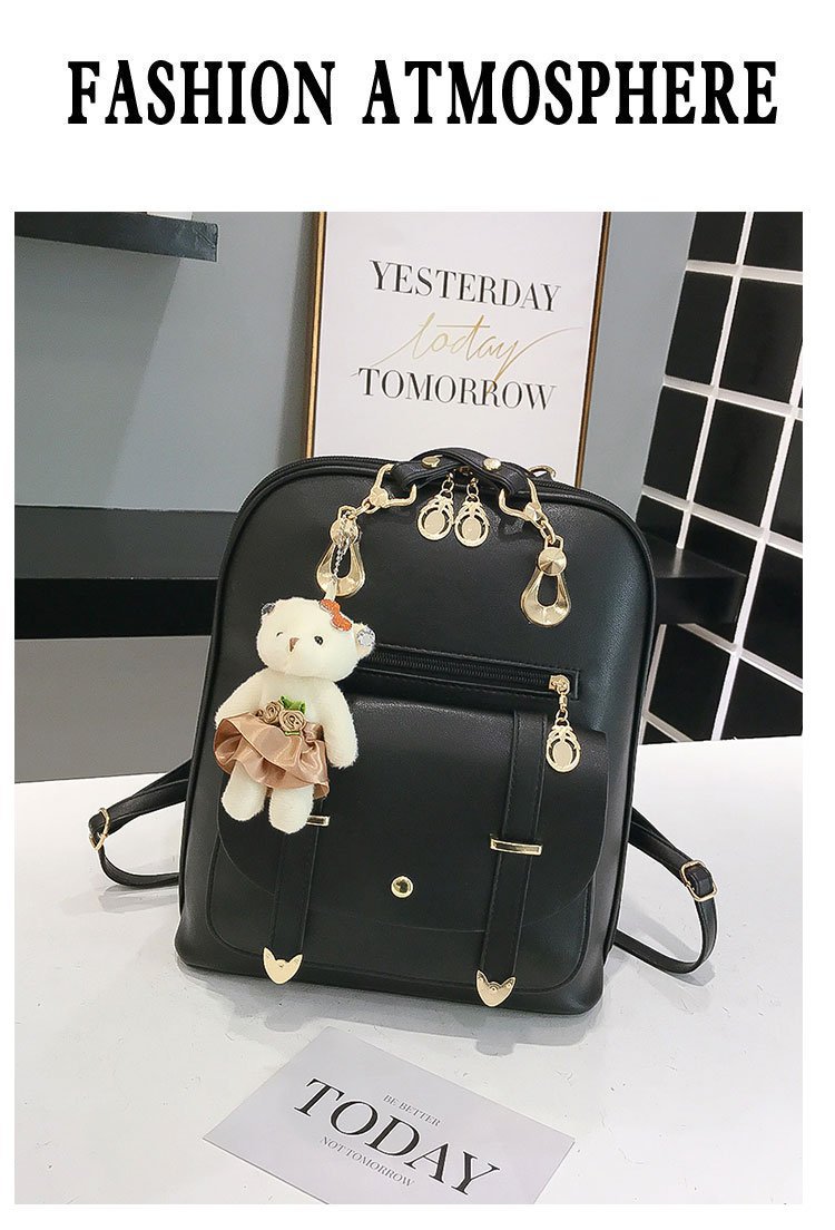 New style backpacks for women, fresh and cute student fashion and casual Korean-style women's bags, cross-border one-piece shipping worldwide undefined