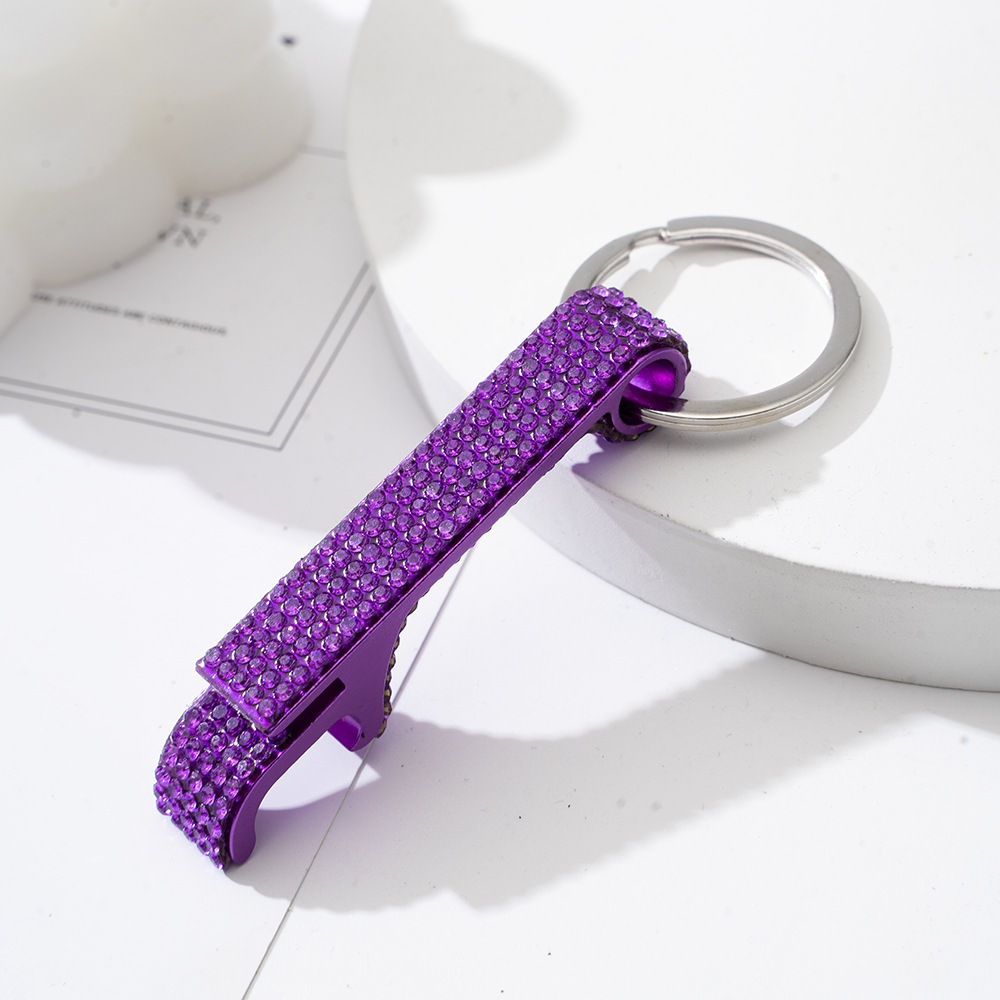 20g Weight Rhinestones Inlay Material Can Openers, Keychain Classification 1 Piece Quantity Daily Occasion Aluminium Alloy Material Geometric Pattern Unisex Gender Classic Style Style 1 Piece Classic Style Geometric Aluminium Alloy Rhinestones Unisex Can Openers Keychain 8