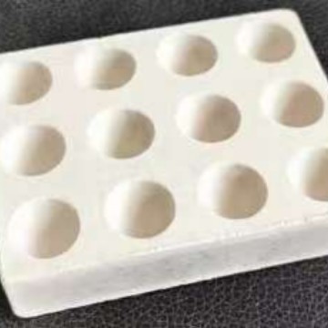 冶炼分析高抗热震性能耐火度高吸收快镁砂陶瓷板状实验室灰皿订制