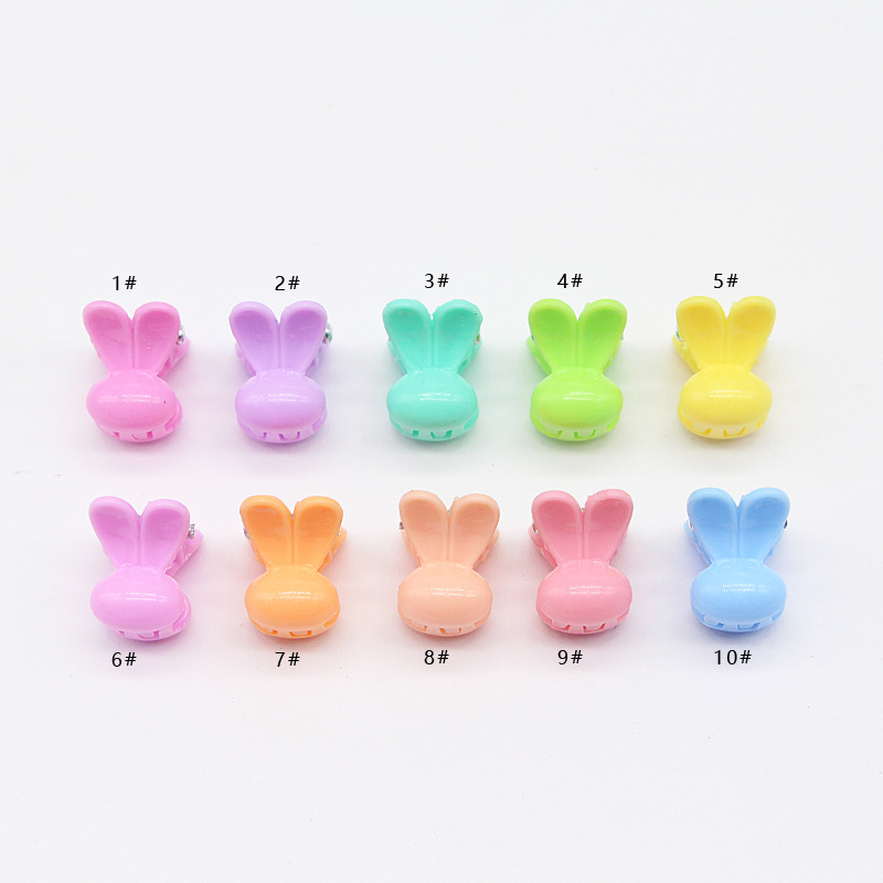 小さなヘアクリップ卸売1CMマカロンカラーのヘアアクセサリー、ヘアピン、小物用ヘアクリップ、前髪クリップ、ヘアアクセサリー、ミニクリップ、カスタムメイド