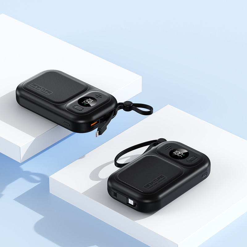 일체형 케이블 미니 보조배터리 20000mAh PD 양방향 22.5W 고속충전 휴대용 파워