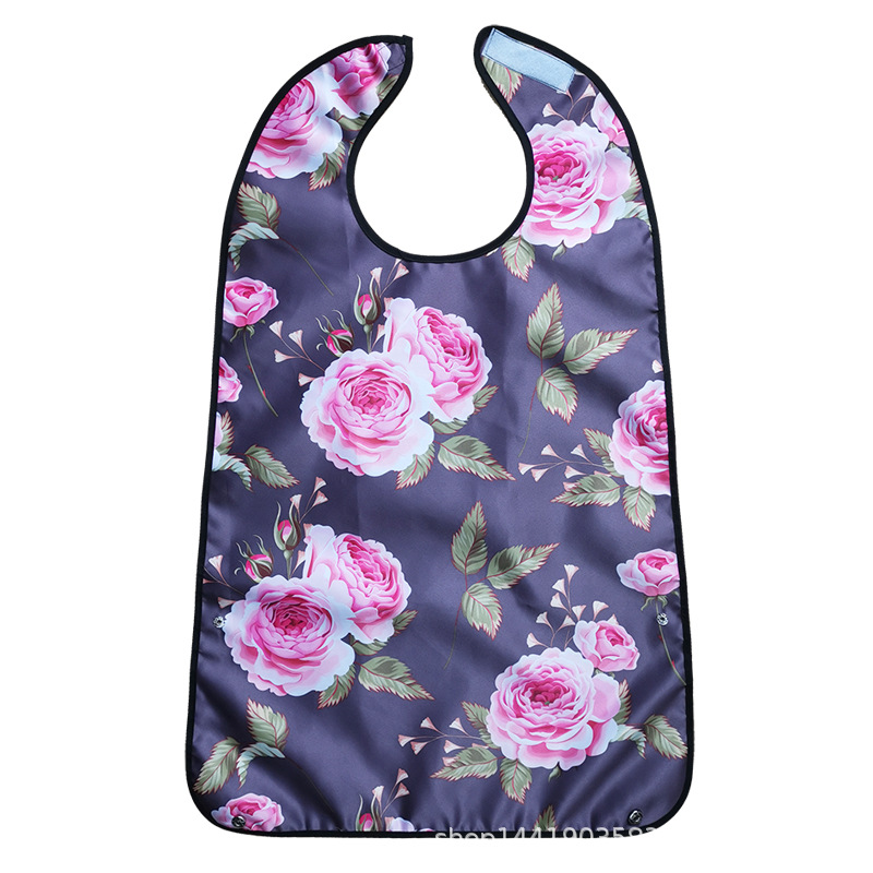 Suministro transfronterizo de Amazon Venta caliente babero para los ancianos comiendo babero de enfermería babero adulto en stock