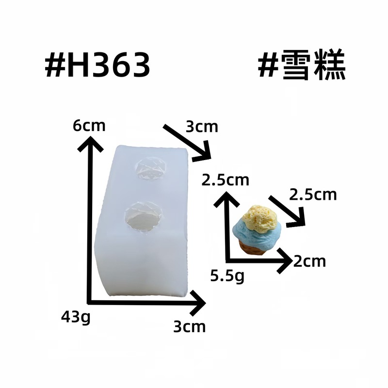 迷你食玩小鼻嘎硅胶模具面包巧克力翻糖烘焙膜具树脂捏捏硅胶模具|undefined