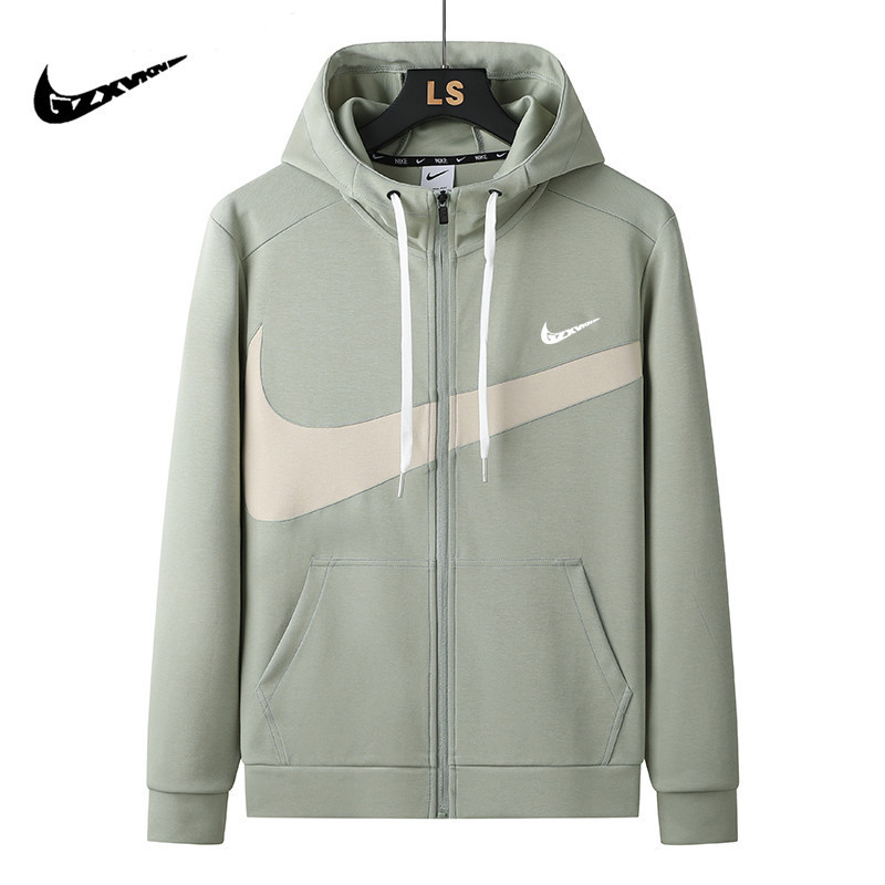 Heavyweight Cardigan Men's Sweatshirt Trendy Brand High-End Men's Top American Style Spring and Autumn Couple's Zip-Up Hoodie
