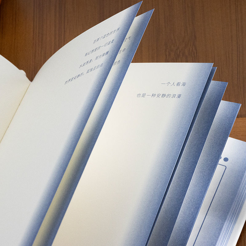 青禾纪流浪者之诗克莱因蓝手账本文艺精致创意A5笔记本励志笔记本|undefined