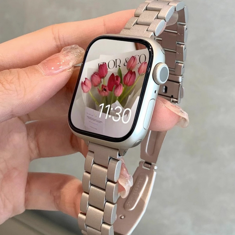 适用iwatch8代新款s9夏天iwatchse2苹果手表745代SE21手表带s10女
