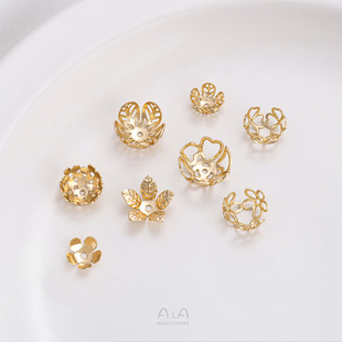 14K����ɫ�U�ջ�ñ���~�����Θ��~÷�����ֹ�����diy�Ʒ���