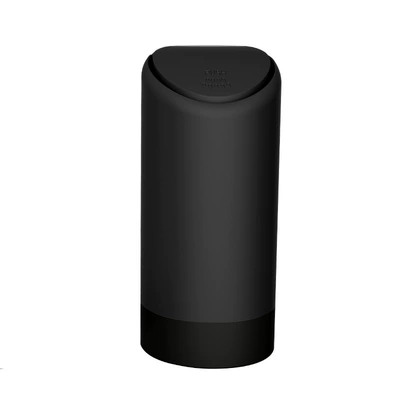 3R Silicone Car Trash Bin Creative Fashion Mini Car Storage Box Cute Car Trash Bin (Car storage bag/box) - 3r-2114-black