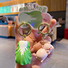 Genuine cute keychain for beloved, sophisticated resin, doll, bag decoration, pig