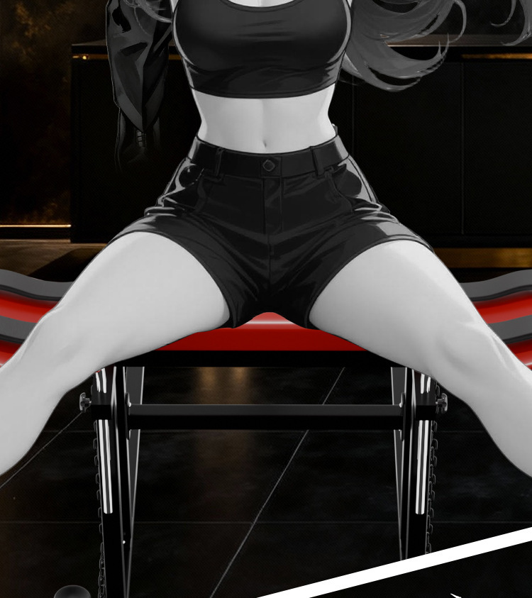 Jiuai SM Erotic Chair, Iron and Leather Bondage Furniture for Couples — detail image 9