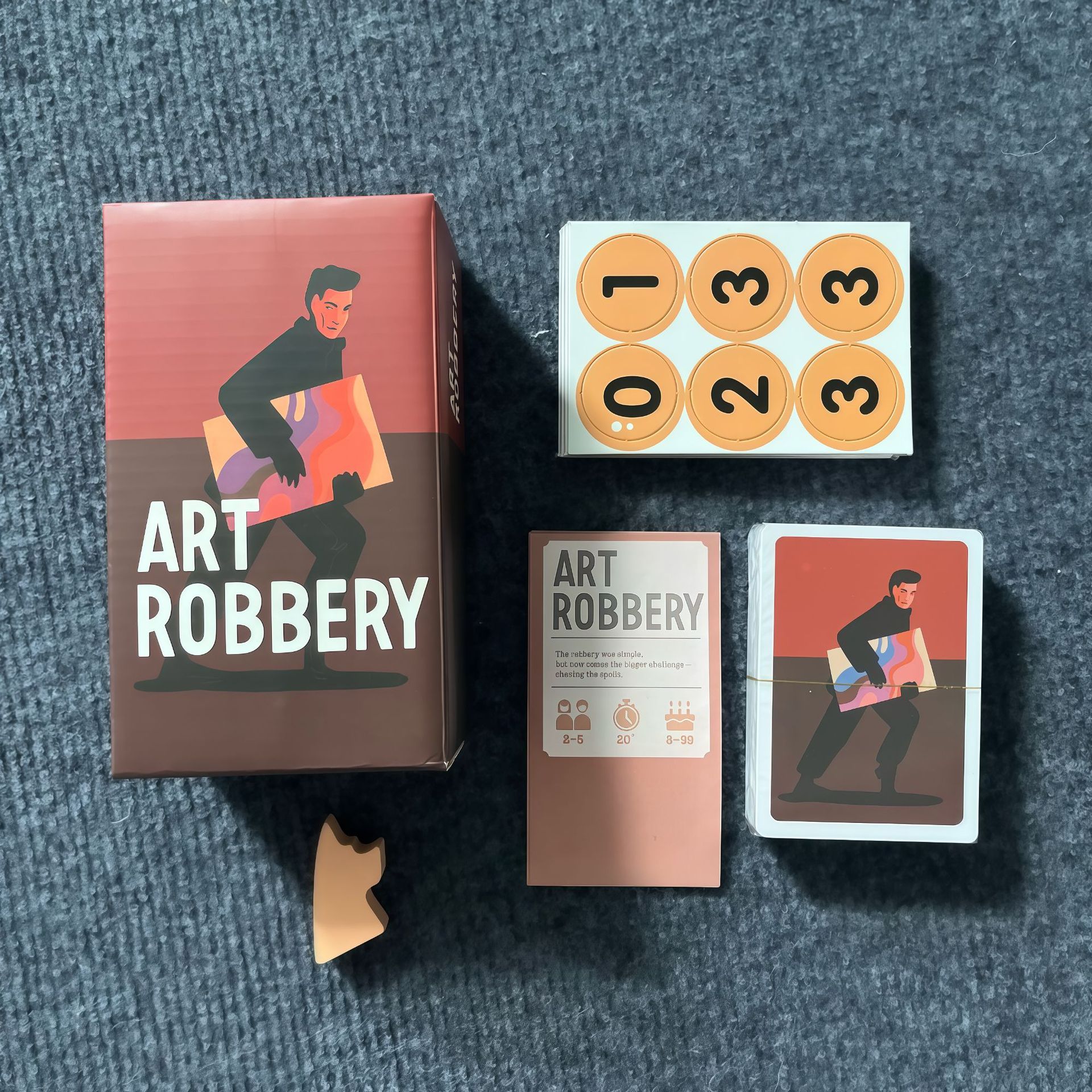 Art Robbery Chinese and English Bilingual Casual Board Game Thief Adult Card Party Game