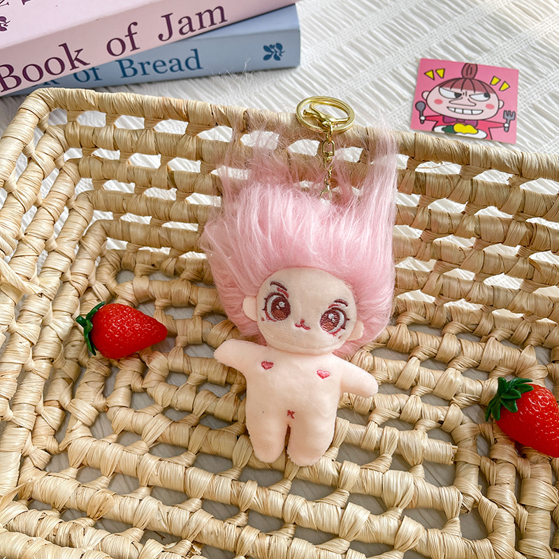 Ins viento lindo colgante de dibujos animados West Highland cachorro muñeco de peluche tendencia mochila muñeca llavero