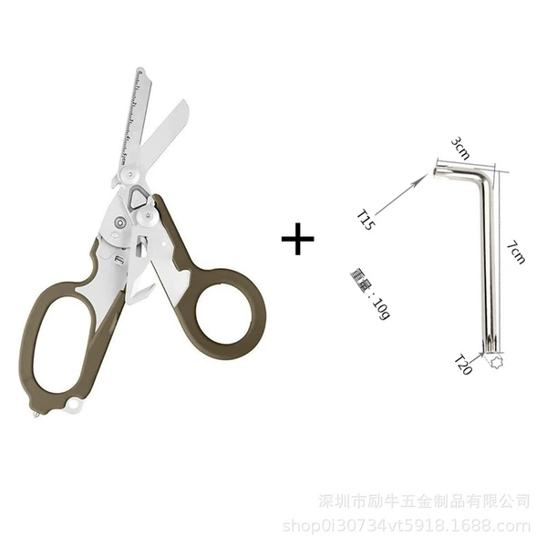Sand scissors, wrench