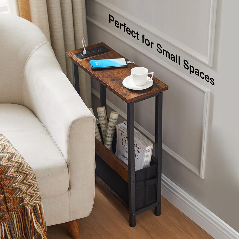 Small Sofa Side Table with Magazine Rack, Ultra-Thin Coffee Table, Bedside Table, Direct Sales from the Manufacturer, Narrow Side Table with Storage Drawers, Trendy Small Sofa Side Table with Magazine Rack, Ultra-Thin Coffee Table, Bedside Table, Direct Sales from the Manufacturer, Narrow Side Table with Storage Drawers, Trendy