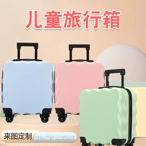 Luggage Children's Trolley Case Password Wholesale Cartoon Suitcase 18inch Cute Boarding Case Universal Wheel Gift Box