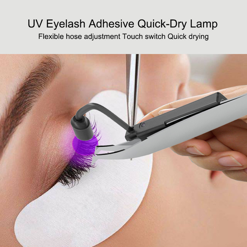 1W Uv Eyelash Extension Tweezers Lamp, Shadowless Glue Quick-Drying Curing Uv Lamp, Ultraviolet Uv Eyelash Lamp 1W Uv Eyelash Extension Tweezers Lamp, Shadowless Glue Quick-Drying Curing Uv Lamp, Ultraviolet Uv Eyelash Lamp
