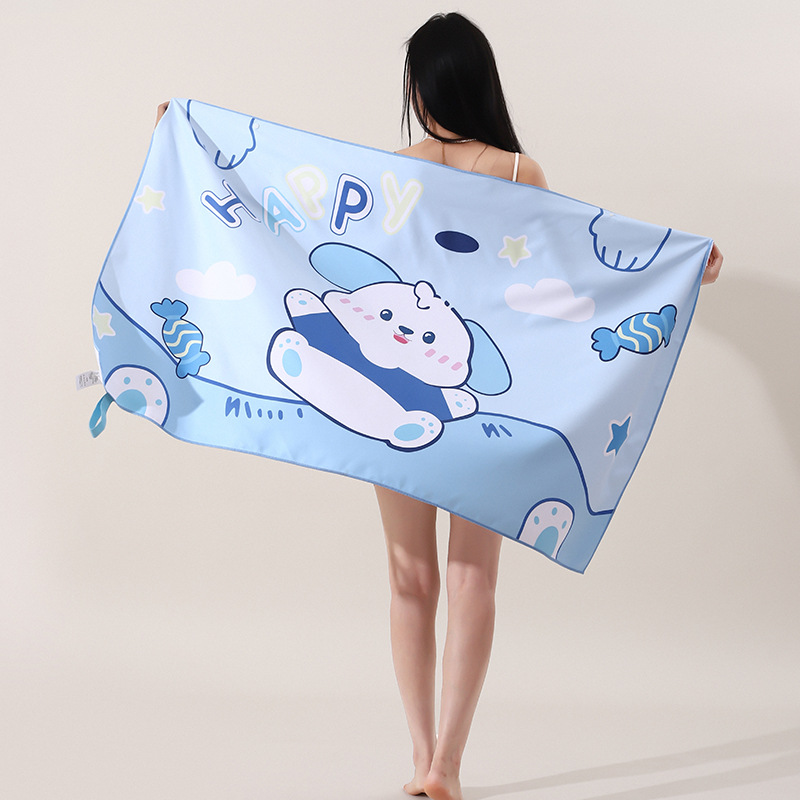 0974 blue puppy (double-sided velvet)