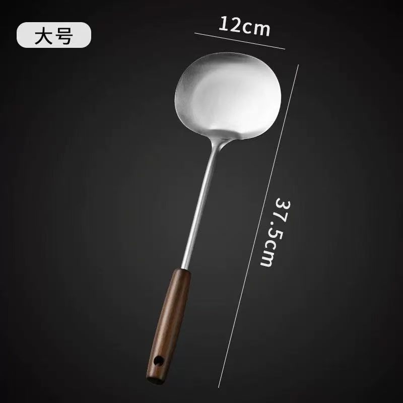 キノコ型のステンレス製木柄鍋つかみ、炒め物用の大型鍋つかみ、小型ミニ鍋つかみ、スプーン、炒め物用スプーン|undefined