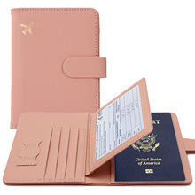 亞馬遜護照夾創意飛機PU證件收納包皮革護照套護照包跨境廠家直銷
