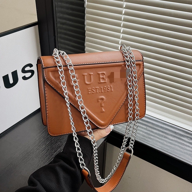 跨境2025新款盖家女包时尚高级感小方包链条百搭单肩斜挎包bags|undefined
