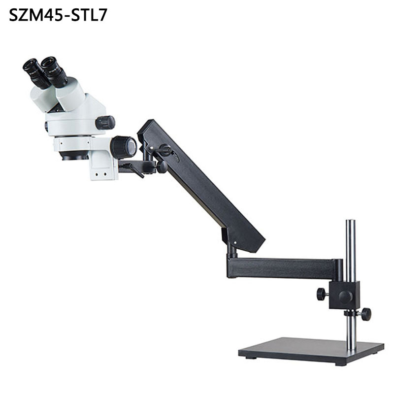 SZM45-STL7关节臂万向支架显微镜7-45倍14-90倍双目体视连续变倍