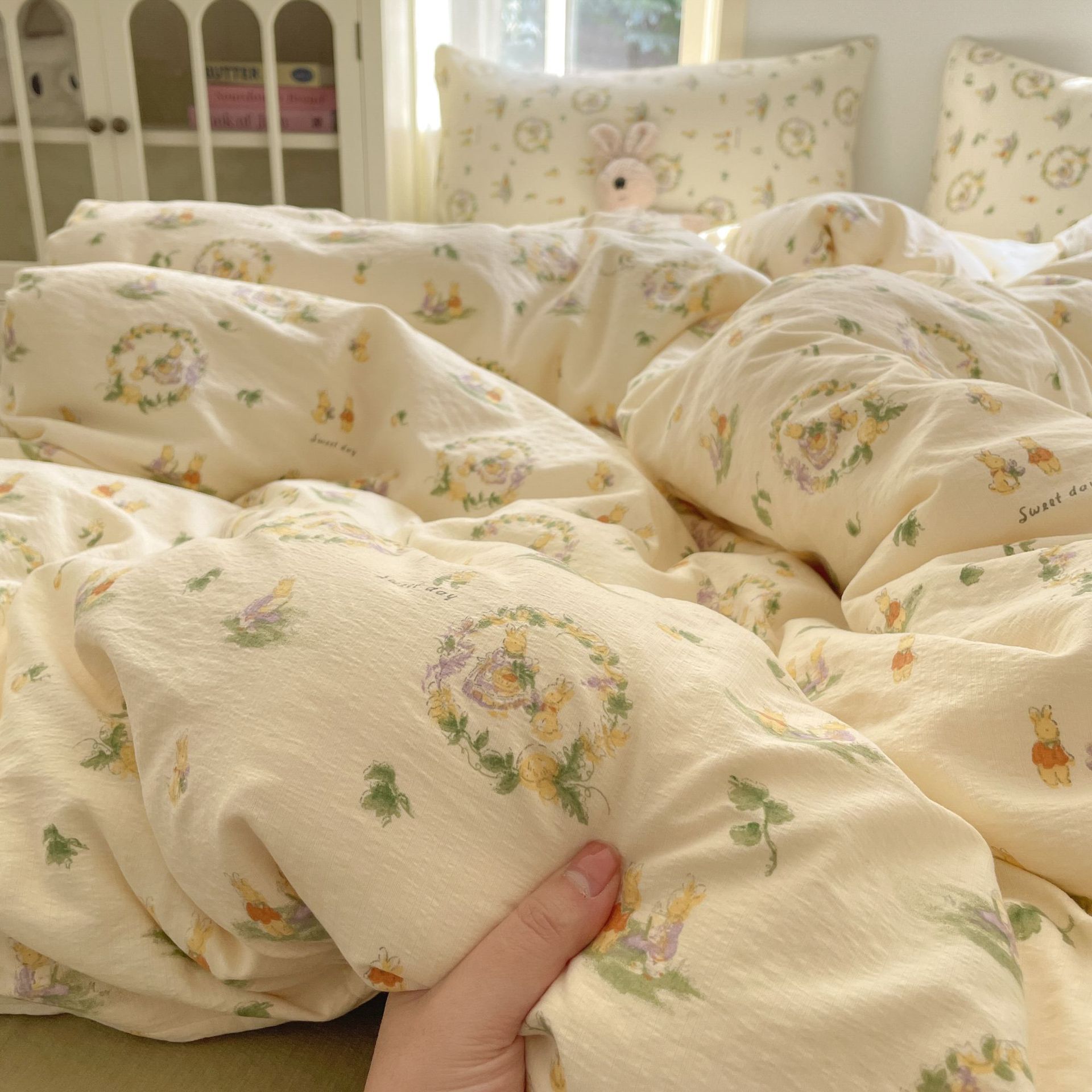 토끼의 기쁨 [부드럽고 피부 친화적이며 편안함]