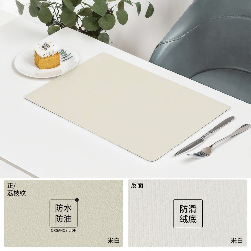 Estudante almohadilla de escritorio estudante protector a prueba de agua a prueba de aceite sin lavado resistente al desgaste lujoso ligero de alto grado cuero manto de mesa de PVC