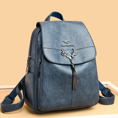 Women's Double Shoulder Bag 2023 New Model Women's Single Shoulder Bag Korean Style Fashion Large Capacity Travel Bag College Student Backpack Wholesale