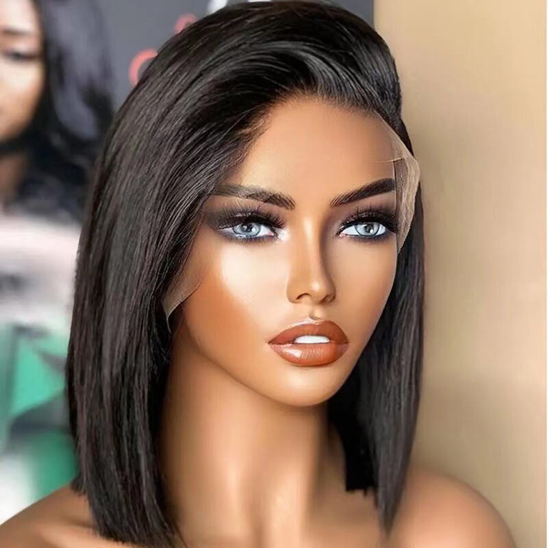 Lace Front Wig Straight Bob Wig Lace Front Wig 13*4 Bob Lace Wig in Stock