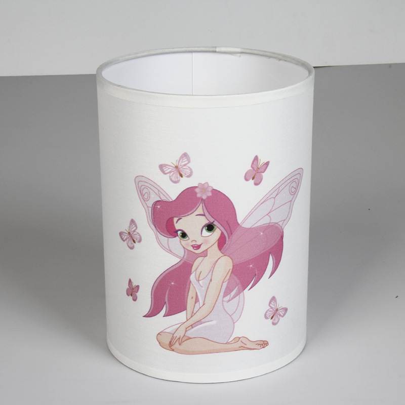 Pantalla de Lámpara Plana Pequeña con Patrón Impreso, Pantalla de Lámpara Colgante Redonda y Cuadrada con Patrón de Animales de Dibujos Animados, Logotipo Personalizado Creativo al por Mayor