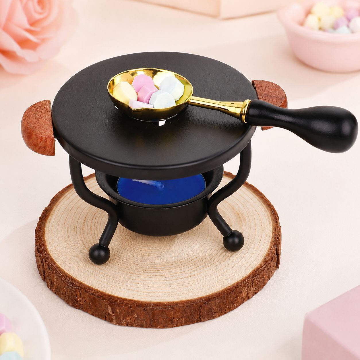 Venta directa de fábrica de sellos de cera, horno para derretir cera, juego completo de accesorios, cera para sellos, cabezal de sello de cera grabado en 3D