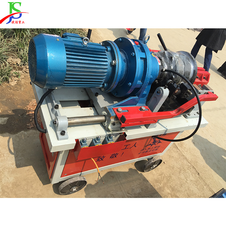 Máquina de roscar automática hidráulica hilo recto rebar máquina de laminación eléctrica de escritorio cabeza de hilo recto que forma la máquina