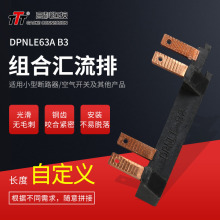 源头厂家批发供应模块化自由安装组合无毛刺DPNLE63AB3组合汇流排