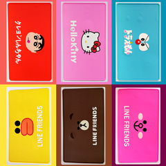 Insulating pad NBA basketball mat Avengers console decoration pad automotive interior supplies round imitation shark pad