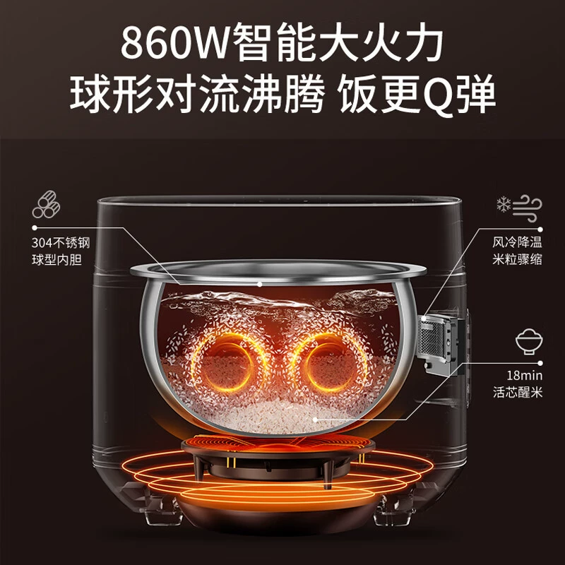 九阳 Rice cooker, universal liner stainless steel, 40