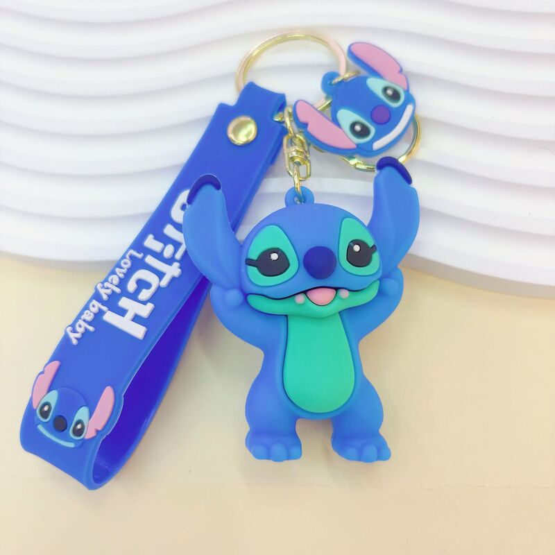 新しいリロとスティッチ PVC キーホルダー漫画スティッチペンダント装飾品かわいい小さなギフト卸売|undefined