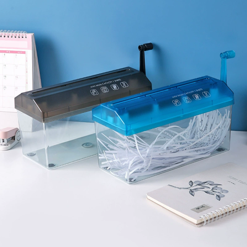 Ручная шредер для офиса мини бытовой ручной инструмент для измельчения бумаги маленький шредер бумага
