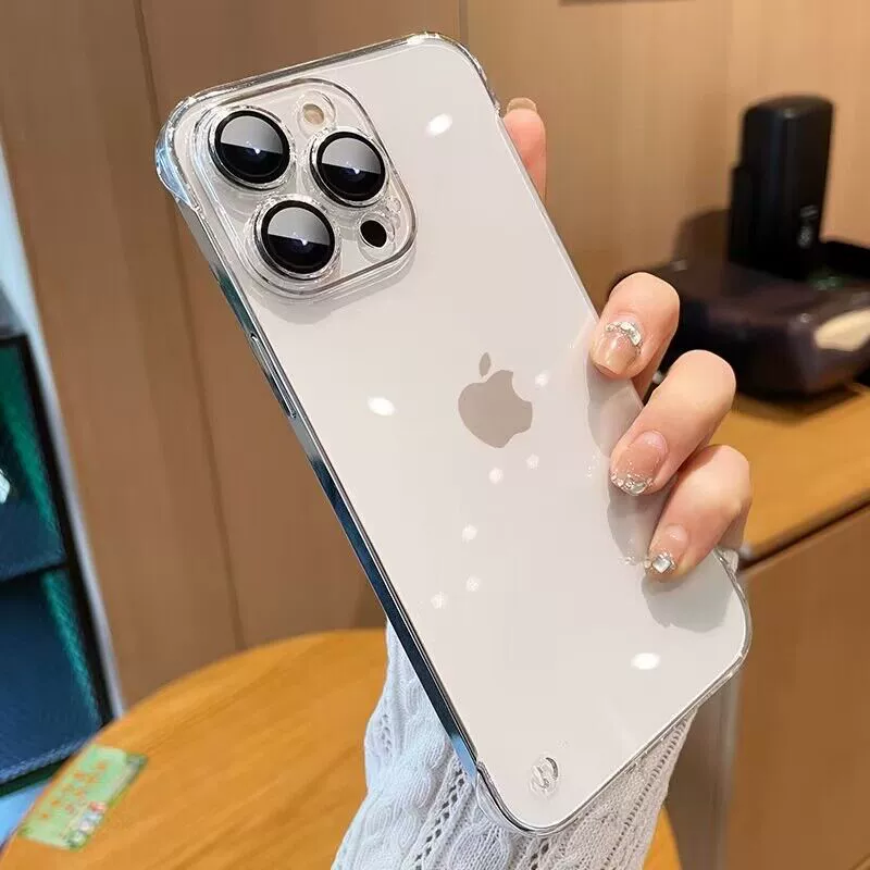 Прозрачный защитный чехол (Apple iPhone 15) — безрамочный жесткий корпус, опция с пленкой на линзы