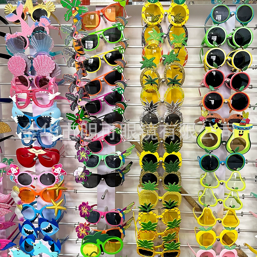 Beach sunglasses, glasses for party, wineglass for ice cream, graduation party