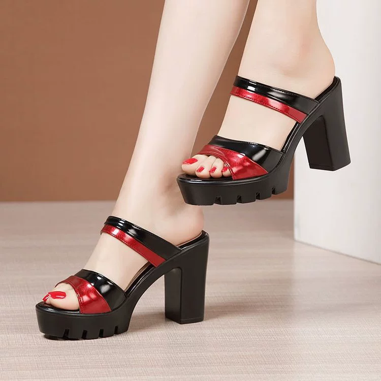 High slippers, footwear, slide, 2022 collection