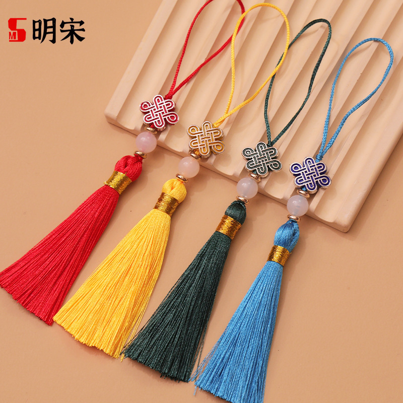 7cm Small Chinese Knot Tassel Pendant Accessory Bookmark DIY Pendant Small Tassel Manufacturer Wholesale 7cm Small Chinese Knot Tassel Pendant Accessory Bookmark DIY Pendant Small Tassel Manufacturer Wholesale