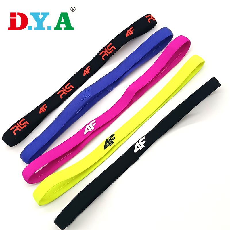 F4运动头带发带运动吸汗带跑步头带吸汗松紧带防滑头带健身汗带