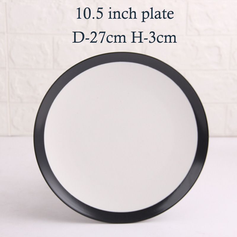 Vacaciones Platos Vajilla traje de placa de cerámica occidental de gama alta