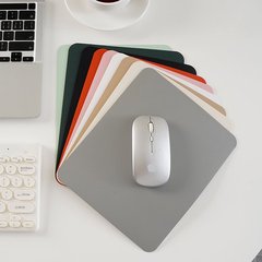 鼠标垫小号简约高级感纯色pvc皮革写字书桌垫办公桌垫防水耐脏