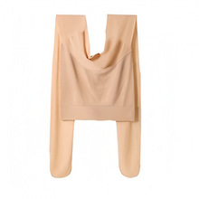 夏秋季水光修腿无缝透明油光连裤袜马油袜元宝袜薄款肉色光腿神器