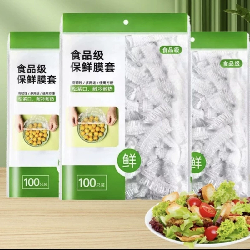 Disposable plastic wrap cover without tearing kitchen freshness, high toughness, water lock household food grade universal one-piece generation